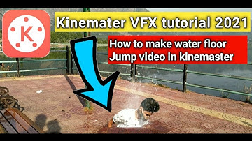 Kinemater android VFX tutorial | Jump in water effect | Water floor video editing in kinemater 2021