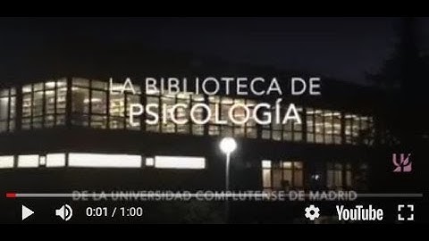 Biblioteca de Psicología de la UCM