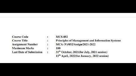 IGNOU M.C.A MCS 052 Solved Assignment 2021-22 December 2021-June 2022 |5TH SEMESTER Solution |paper