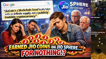 Ep. -92 ⚠️ JIO coin a Reward Token and is not Tradable Cryptocurrency😂 Says Google | Chat GBT |