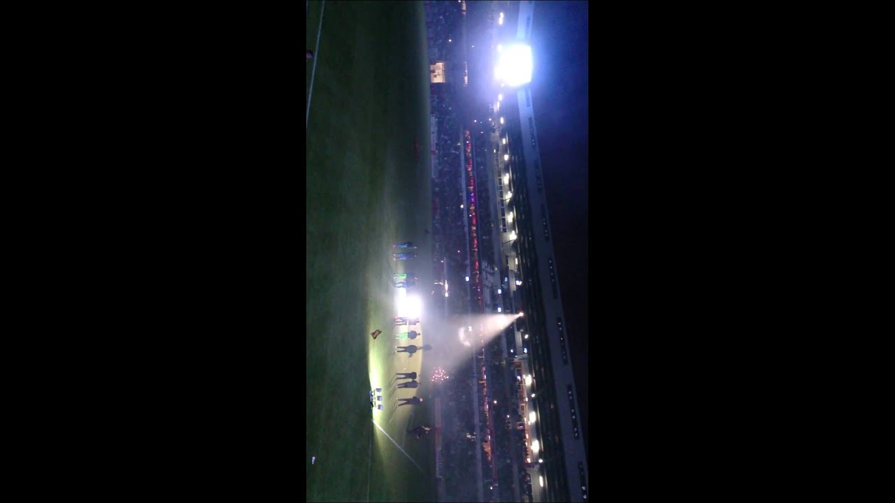 Ovation fin de match Caen - Evian