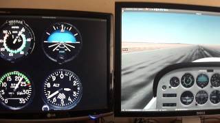 X-Plane Standalone udp python instrument panel
