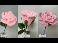 How to Make Pipe Cleaner Roses in 3 Different Ways🌹