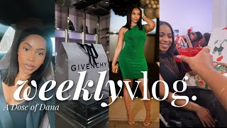 VLOG: r&b sip & paint night, xmas gifts, hanifa + brandon blackwood haul, visiting home