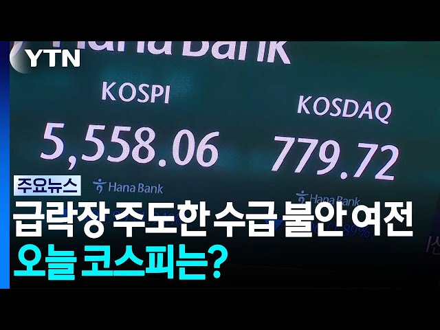 급락장 주도한 수급 불안은 여전...오늘 코스피는? / YTN