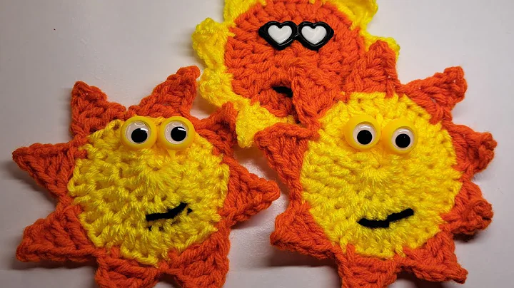 Crochet a Googly Eyed Sun