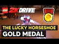 The lucky horseshoe  gold medal on the go challenge  lego 2k drive