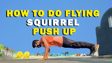 | HOW TO DO FLYING SQUIRREL 180° PUSH UPS💪 | #fitness #viralvideo #viral #workout