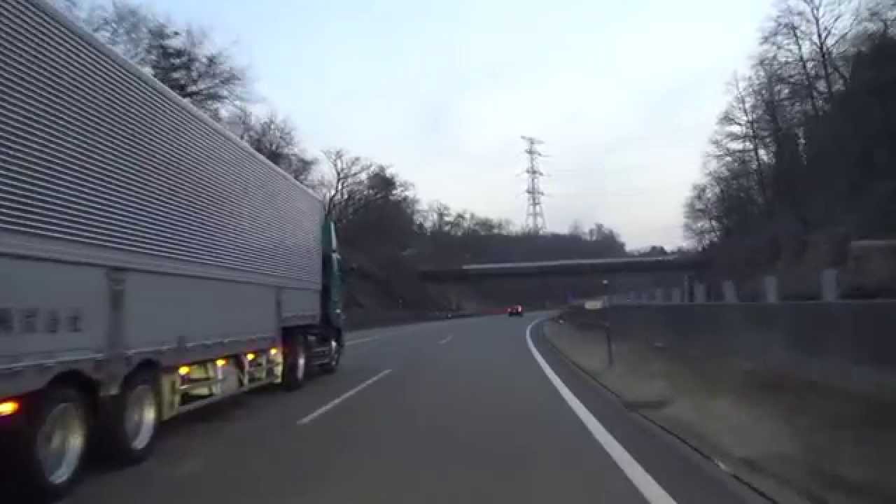 北陸自動車道　越中境PA　⇒　金沢東IC　から　金沢駅へ2015/03/16