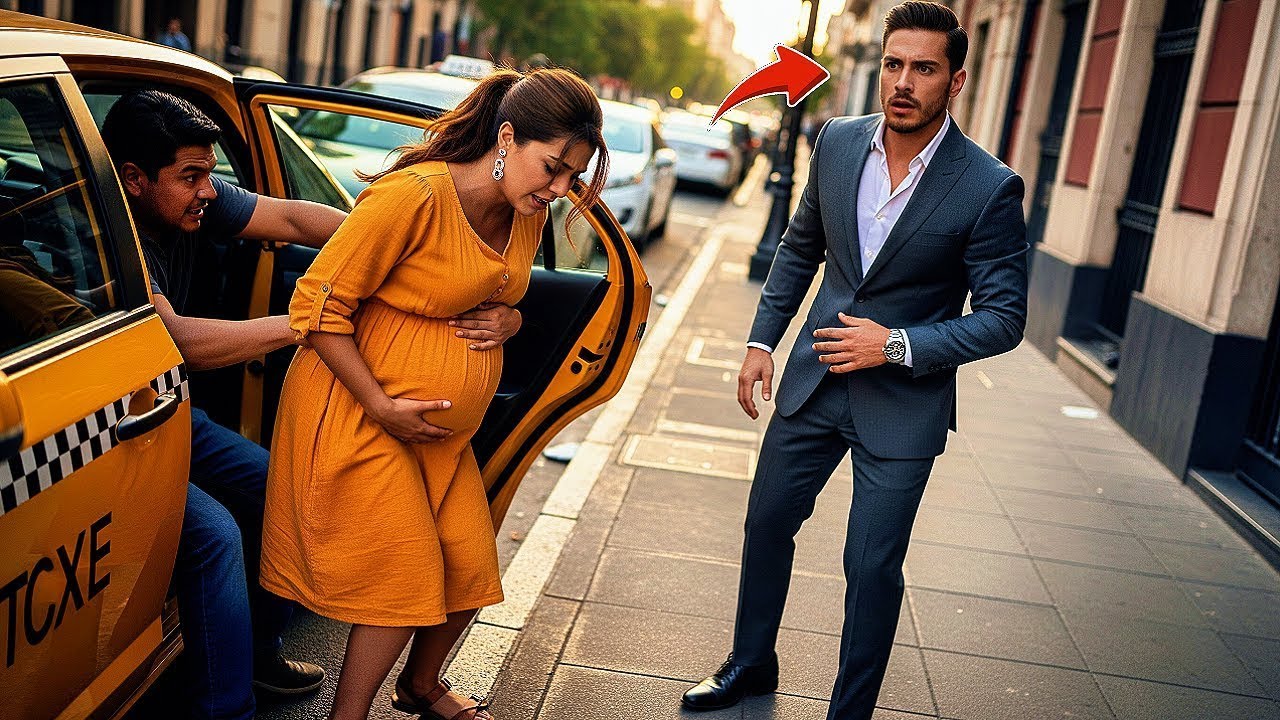 MILLONARIO VE A UNA DESCONOCIDA EMBARAZADA SER EXPULSADA DE UN TAXI
