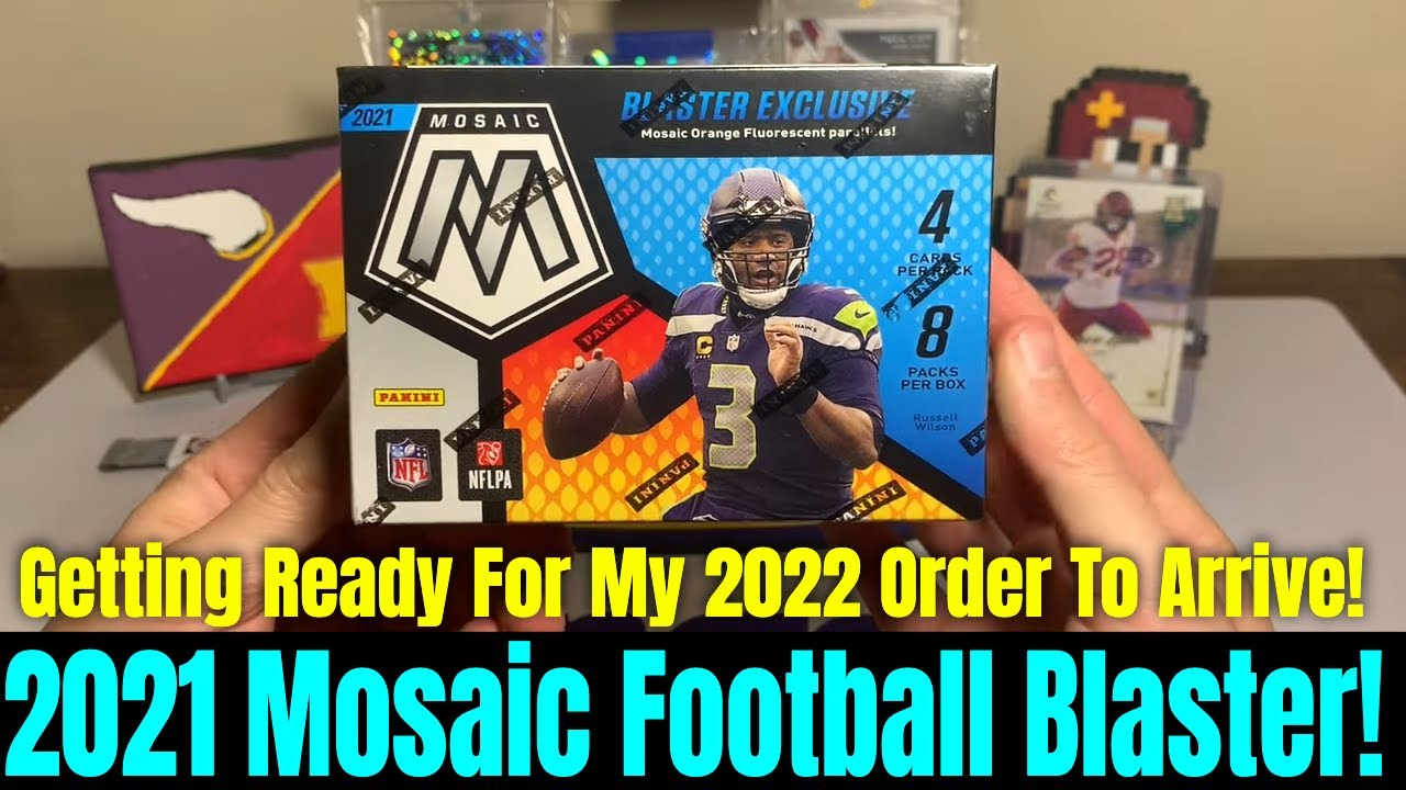 Opening a 2021 Mosaic Football Blaster Before My 2022 Mosaic Orders Arrive! Hunting The Case Hits!
