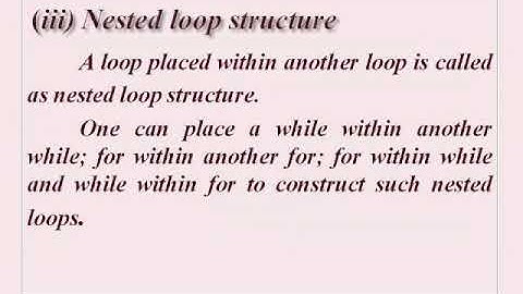 12th Computer Science ~Unit-2 Chapter~6 Control Structures { Part-7}