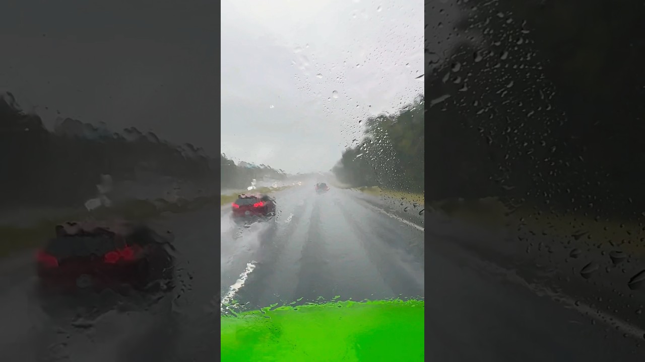 CB Radio Fun in Heavy Rain | Sirius Trucking on I-75 Northbound