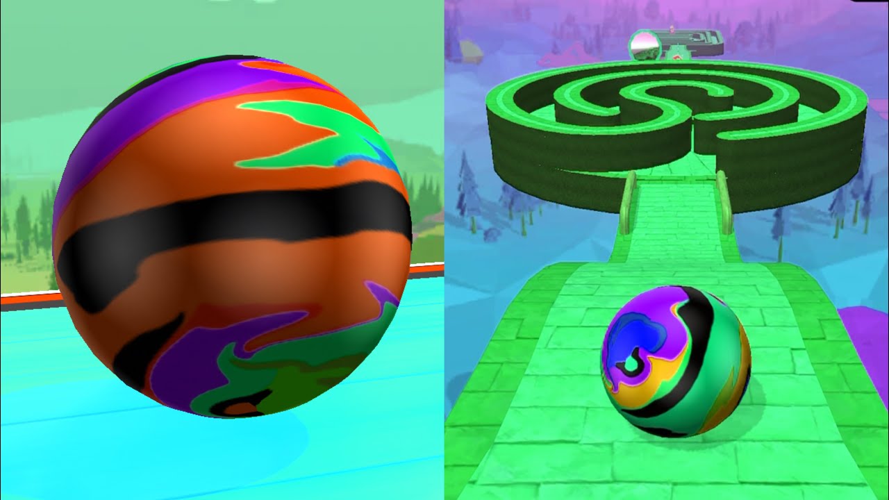 Going Balls Vs Reverse Balls Speedrun Walkthrough Gameplay