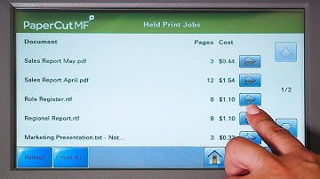 PaperCut MF for Lexmark Multifunction Devices Application Tour
