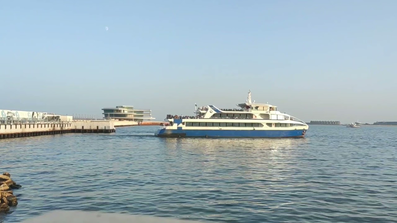 Caspian sea cruise ship Mirvari (Pearl) starts its tour in Baku city