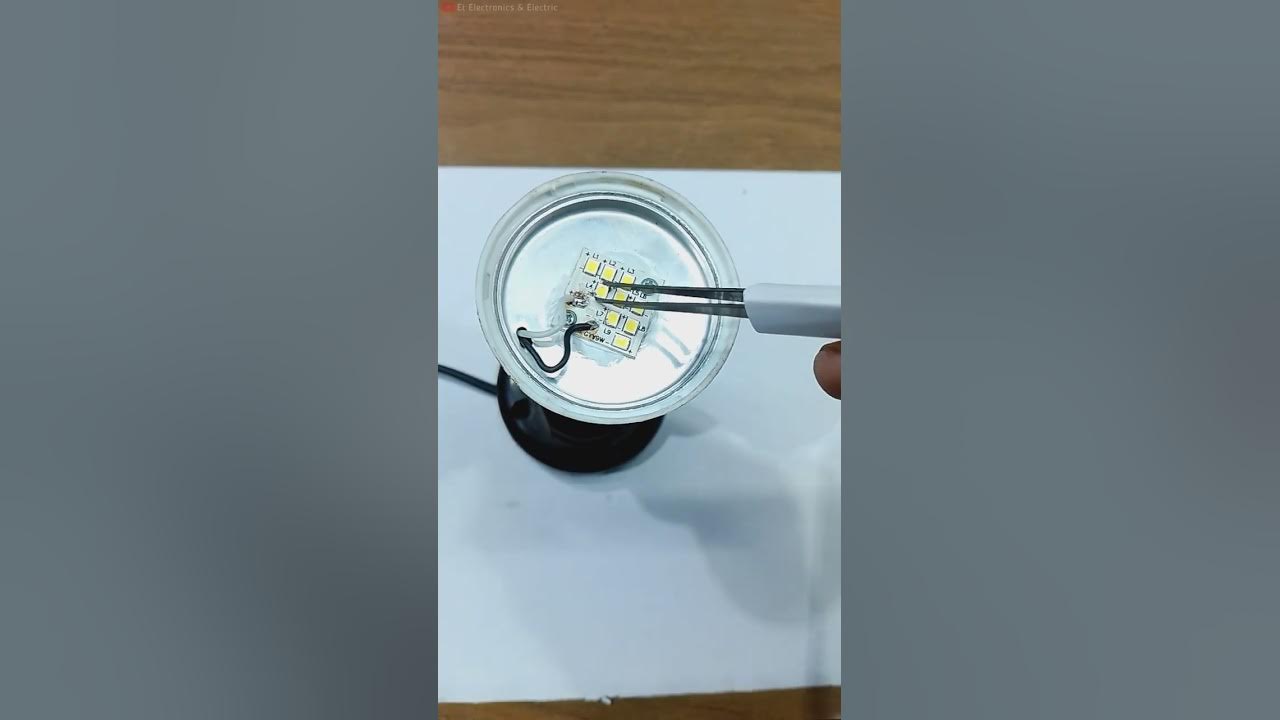 How To Repair 9W Led Bulb Blinking Problem ! shorts electronics YouTube