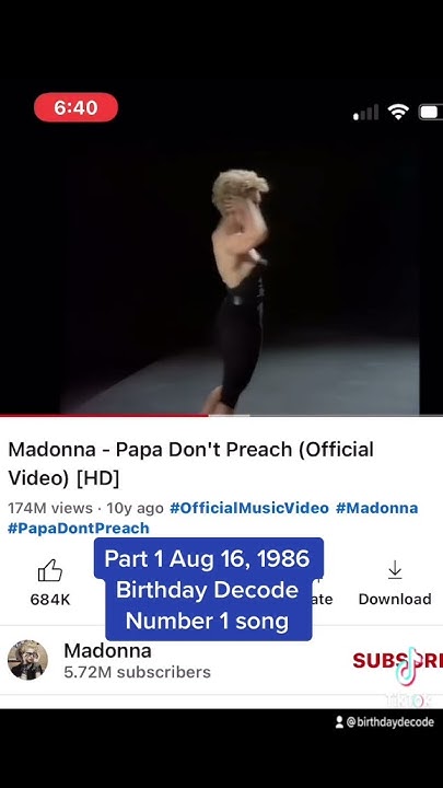 Papa Don t Preach By Madonna Number 1 Song August 16 1986 YouTube papa-don-t-preach-by-madonna-number-1-song-august-16-1986-youtube
