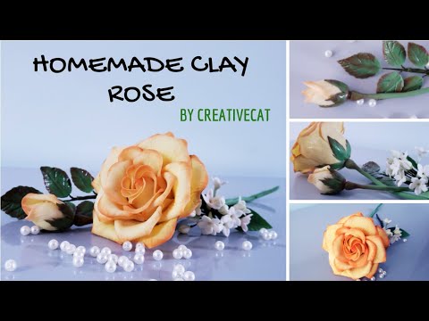 How to Make Cold Porcelain Clay and Roses - The Kreative Life