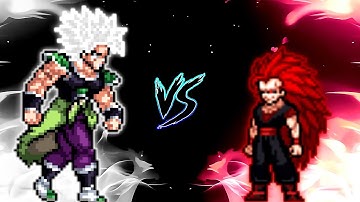 Broly DBS MUI V2 OP (New) VS Evil Goku TP V3 OP (all form) in #Jumpforce #Mugen