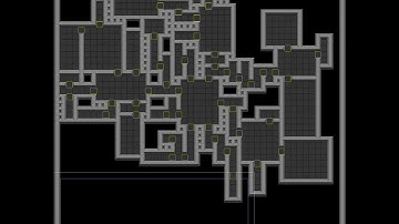 Procedurally Generating a Dungeon of Random Rooms and Corridors