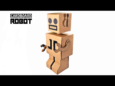 Робот из картонных коробок своими руками