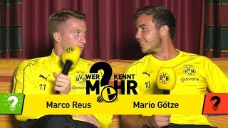 Marco Reus vs. Mario Götze | Who knows more?  The BVBDuel