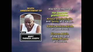 Mary Teresa Joseph  long
