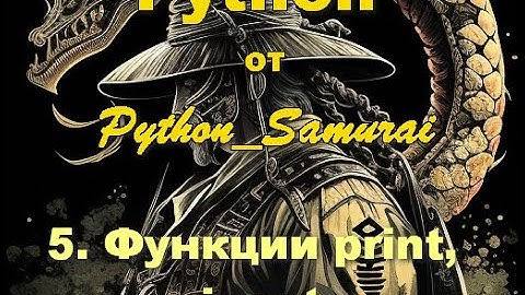 #5. print, input | Python от Python Samurai