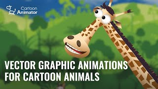 Vector Graphic Animations For Cartoon Animals