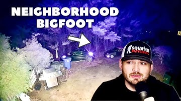 Large Growling Bigfoot Sets Off Security Camera and Motion Light in Rural Neighborhood! | Full Video