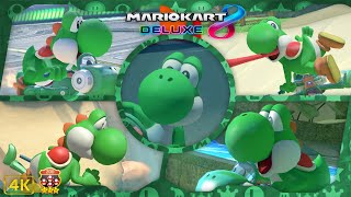 Mario Kart 8 Deluxe ⁴ᴷ Full Playthrough (200cc, All 12 Cups) Yoshi gameplay