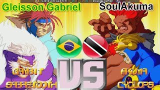 X-Men Vs. Street Fighter - Gleisson Gabriel vs SoulAkuma FT10