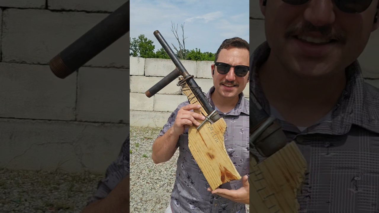 Моё самодельное ружьё из трубы