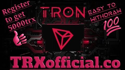 TRXofficial.com Best investment site of 2022 register to get 5000yrx as a reward.
