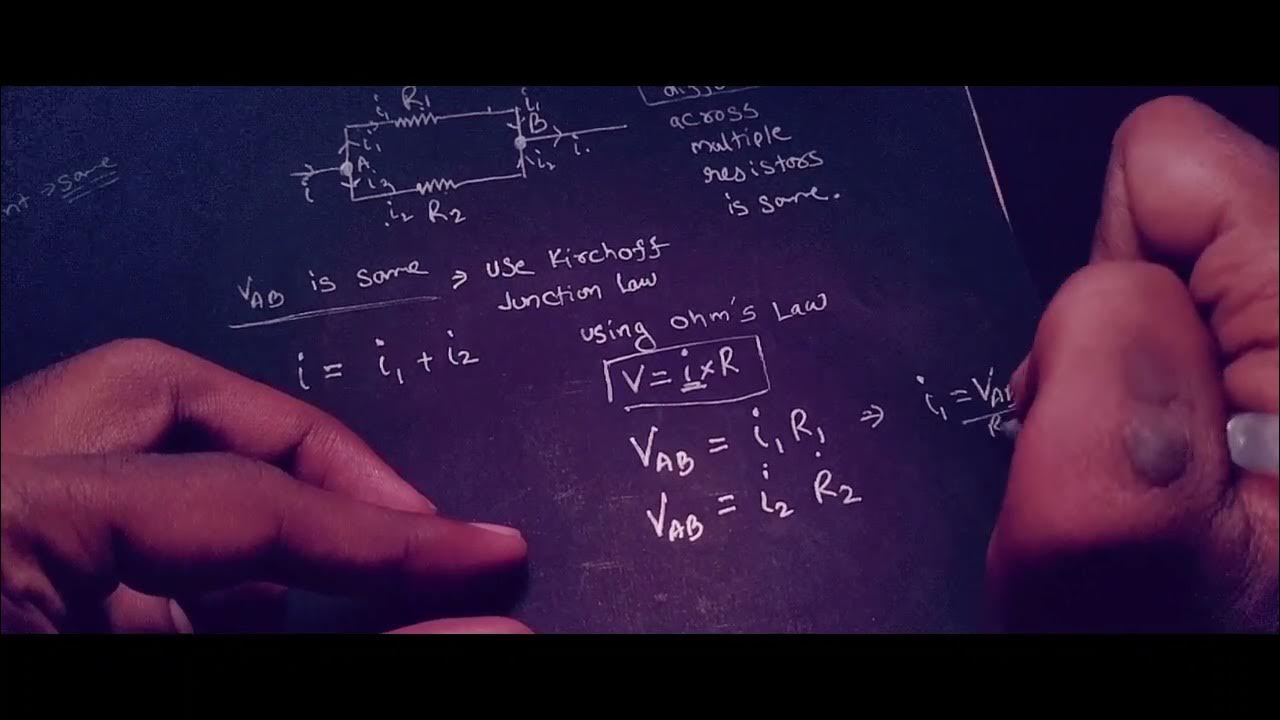 parallel combination of resistor derivation of the formula for