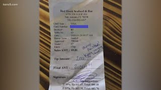 Server gets $2,000 tip, but can't cash it as restaurant says it can't process a tip that big