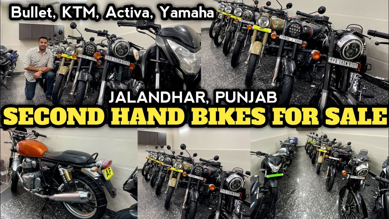 Second Hand Bikes For sale Used Bike Market Jalandhar ਸਿਰਫ ₹40,000 ਤੋ ਸ਼ੁਰੁ Bullet, KTM, Yamaha