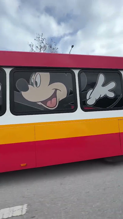 #bus #buses #driving #transport #wow #best #awesome #mickeymouse #amazing #disney #video #shorts
