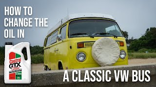 How to Change your VW Bus Oil (Type 4 Engine)