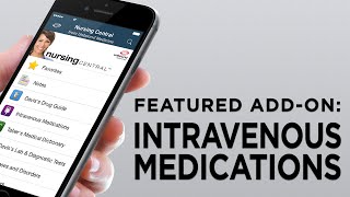 Integrating Gahart's Intravenous Medications with Nursing Central™ screenshot 1