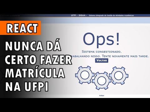 O SIGAA É O PRIMEIRO OBSTÁCULO DO SEU CURSO| catufpi