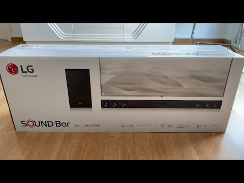 My new LG SJ3 Sound Bar Unboxing