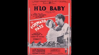 "H’lo Baby", One Step (from "The Forward Pass", 1930)—1926 Seeburg Style "E": 