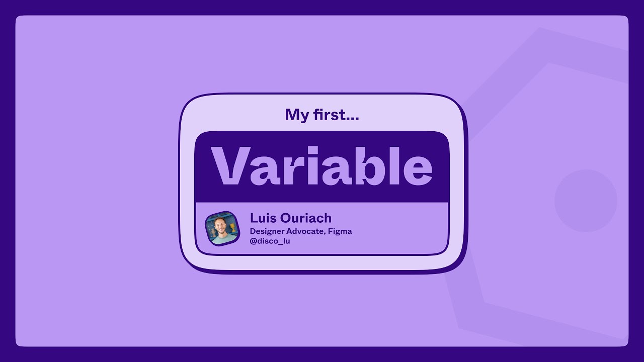 My First Variable: An introduction - YouTube