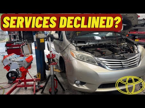 Repairs DECLINED (I THINK) Toyota 3.5 - Here's What I found!