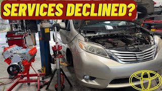 Repairs DECLINED (I THINK) Toyota 3.5 - Here's What I found!
