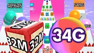High Score: Bounce Merge 3D 32G | Jelly Merge Run 2048 32M | Ball Run 2048 Infinity #ballgamezone screenshot 5