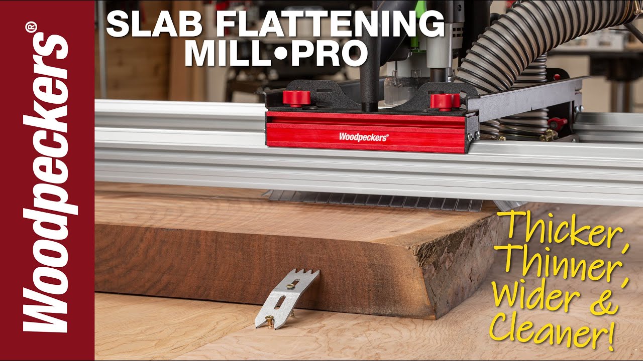 Slab Flattening Mill - Woodpeckers