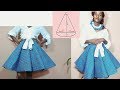 Panelled Circle skirt using ShweShwe Fabric DIY